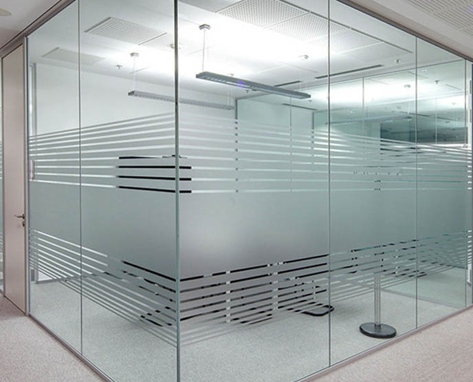 Frosted glass supply and installation