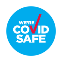 We're COVID Safe logo